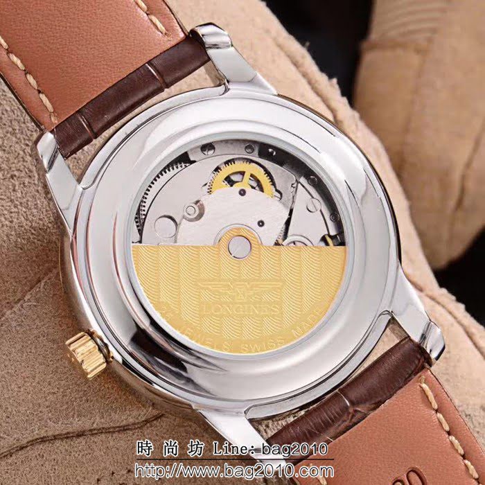 LONGINES浪琴 經典大三針 全自動機械 精品男士腕表 WSS1714